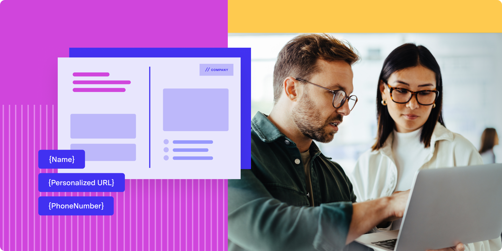 How to create personalized postcards and letters without manual design work