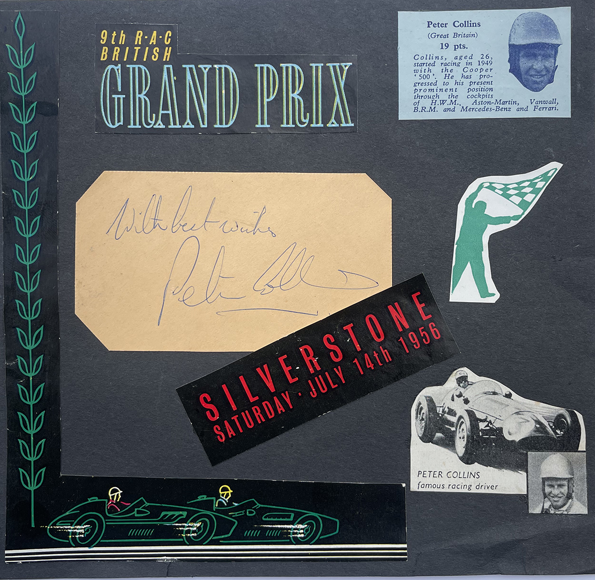 Peter Collins Autograph 