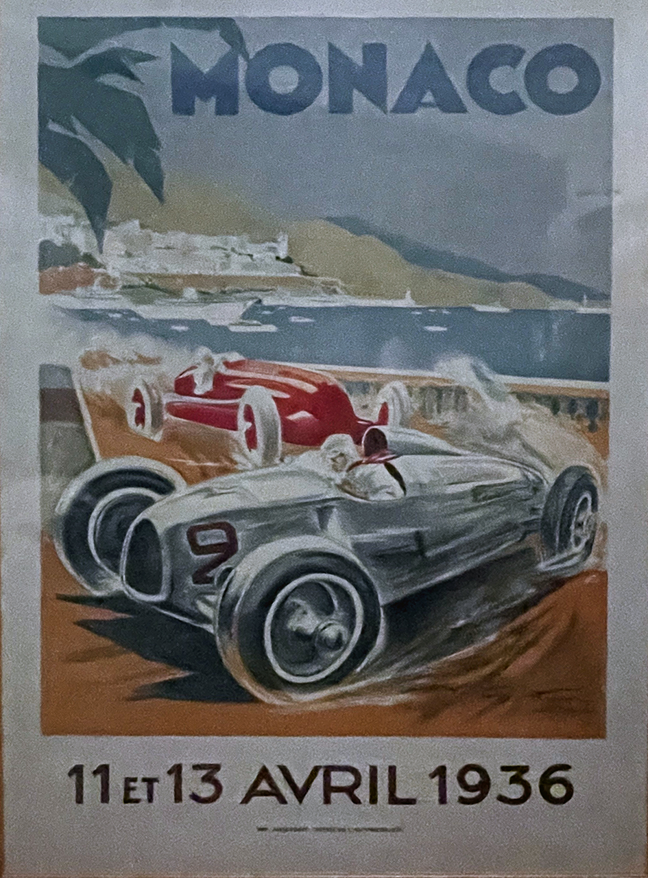 Monaco Grand Prix Poster 1936
