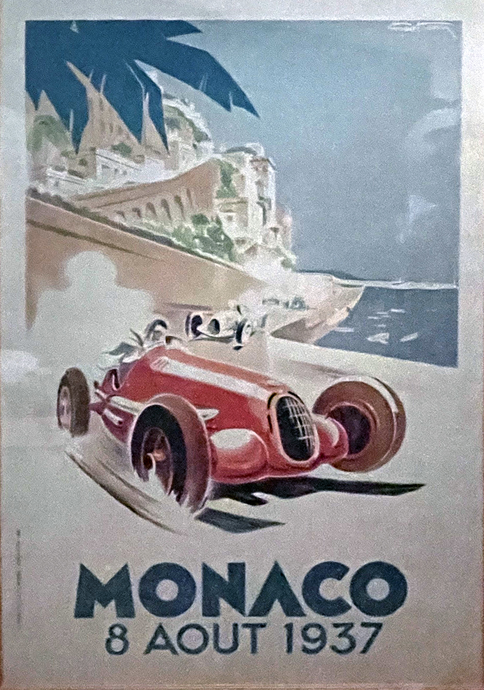 Monaco Grand Prix Poster 1937