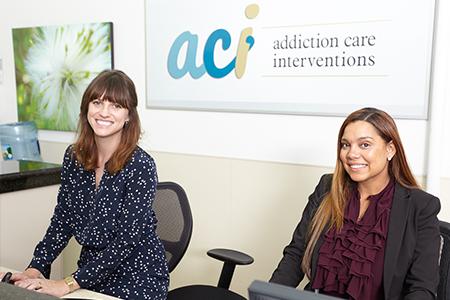 ACI admissions staff at front desk