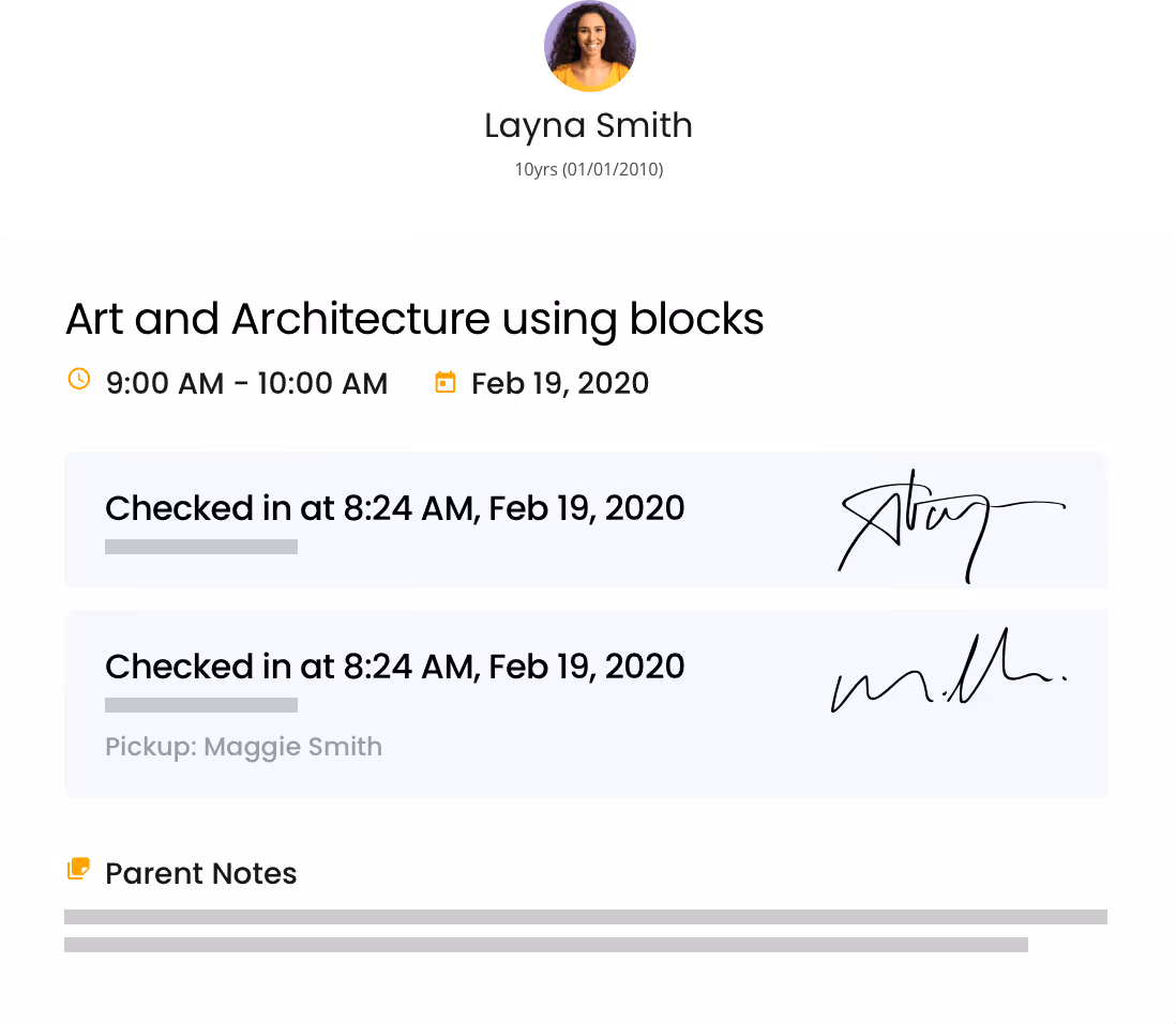 activenet childcare management with the active connect app, childcare check-in