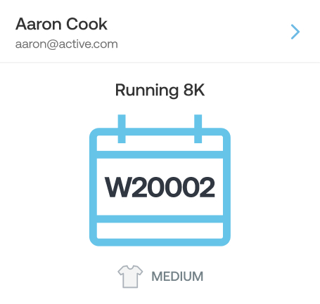 easily manage race bibs right from your device