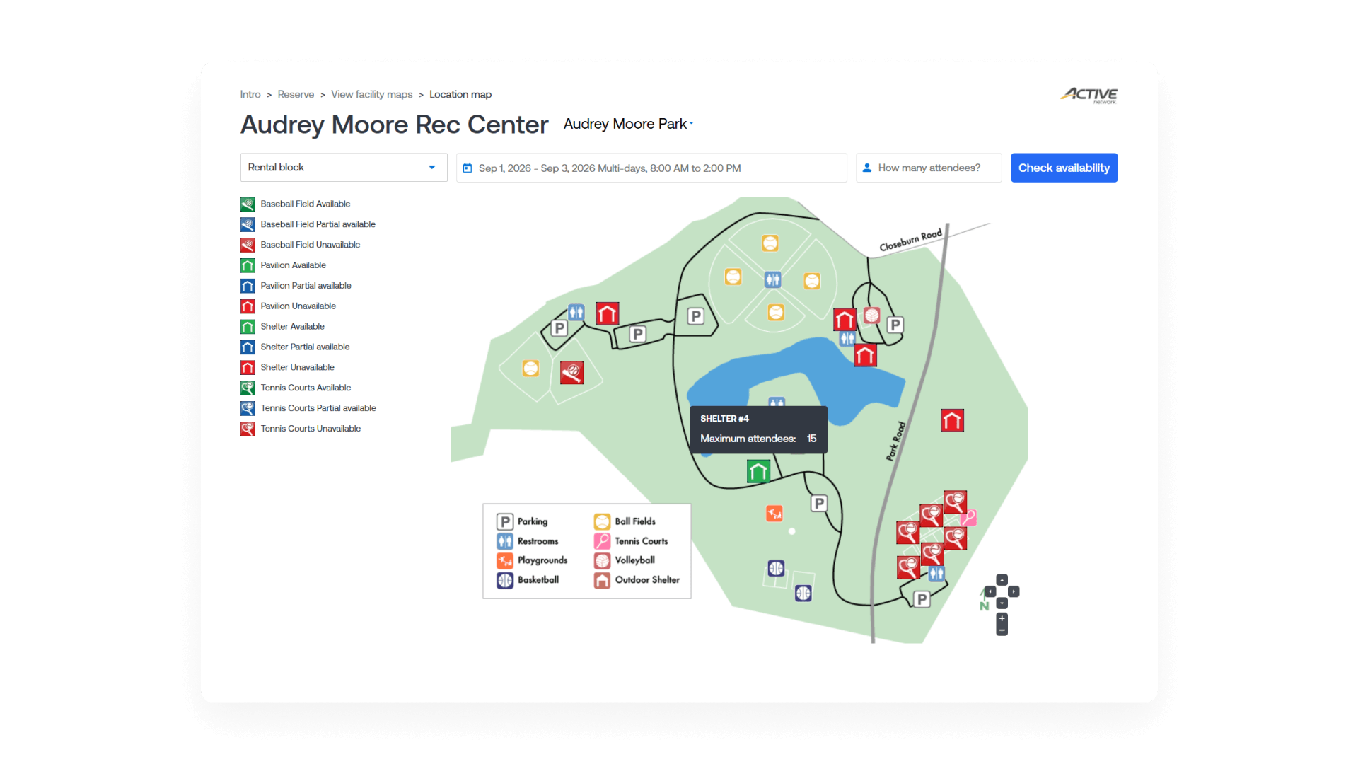 interactive and intuitive availability maps