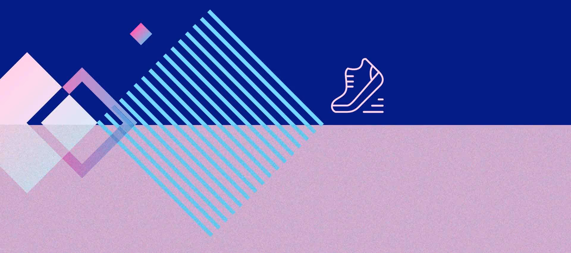 abstract background image with running shoe