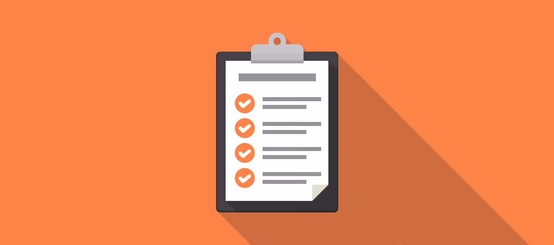 graphic with a checklist