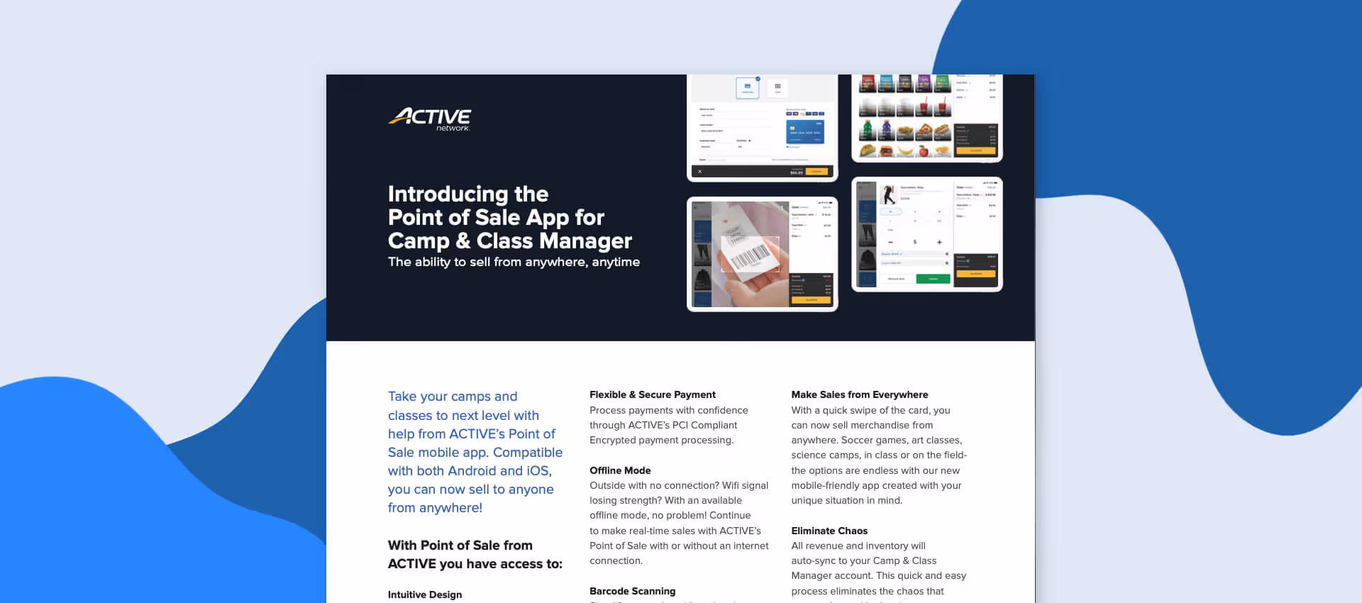 download graphic of ccm point of sale feature sheet