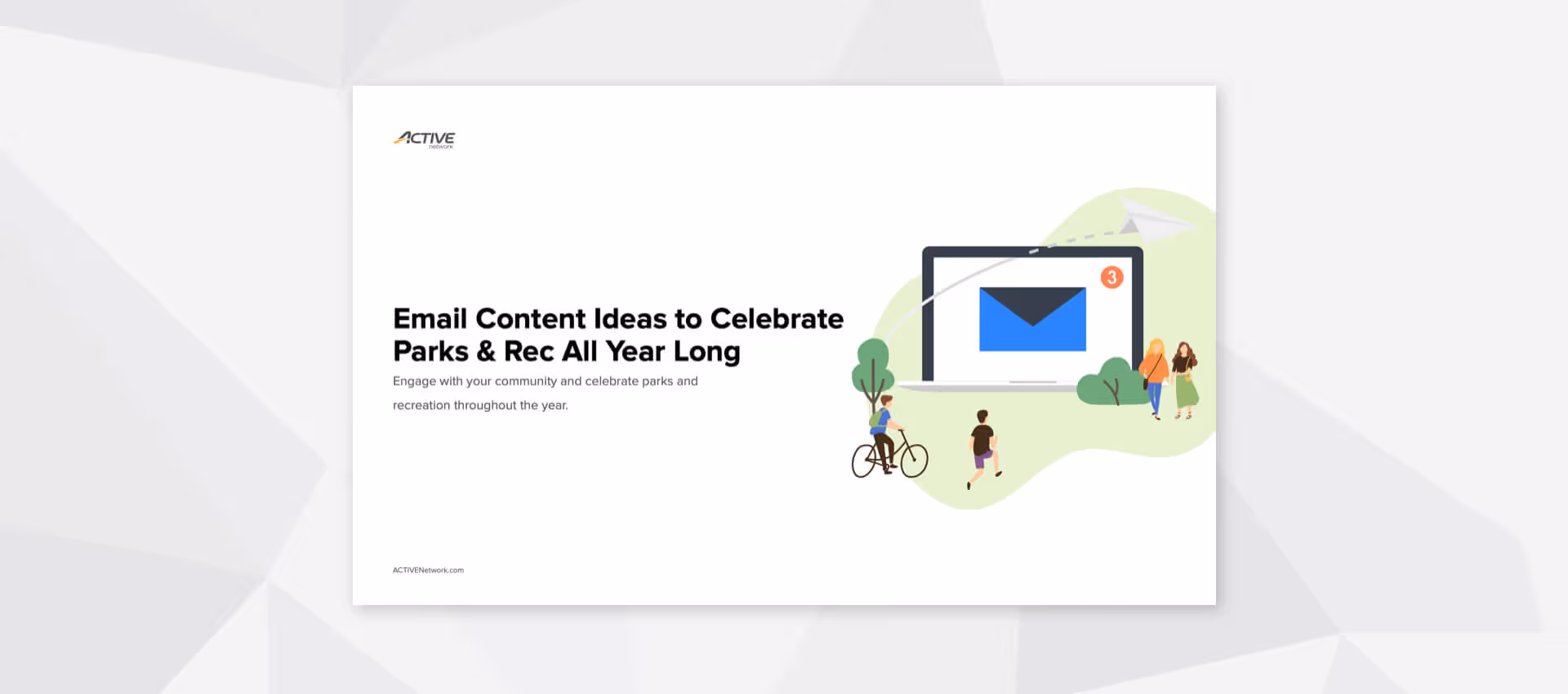 thumb nail graphic for email content ideas to celebrate parks & rec all year long