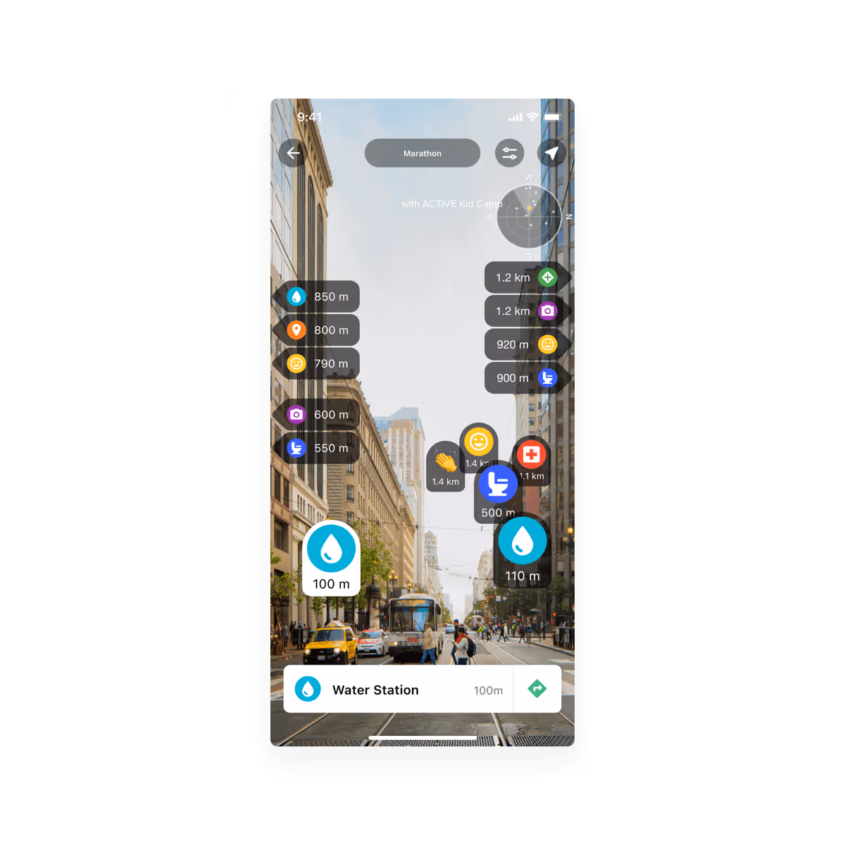 augmented reality on the experience app