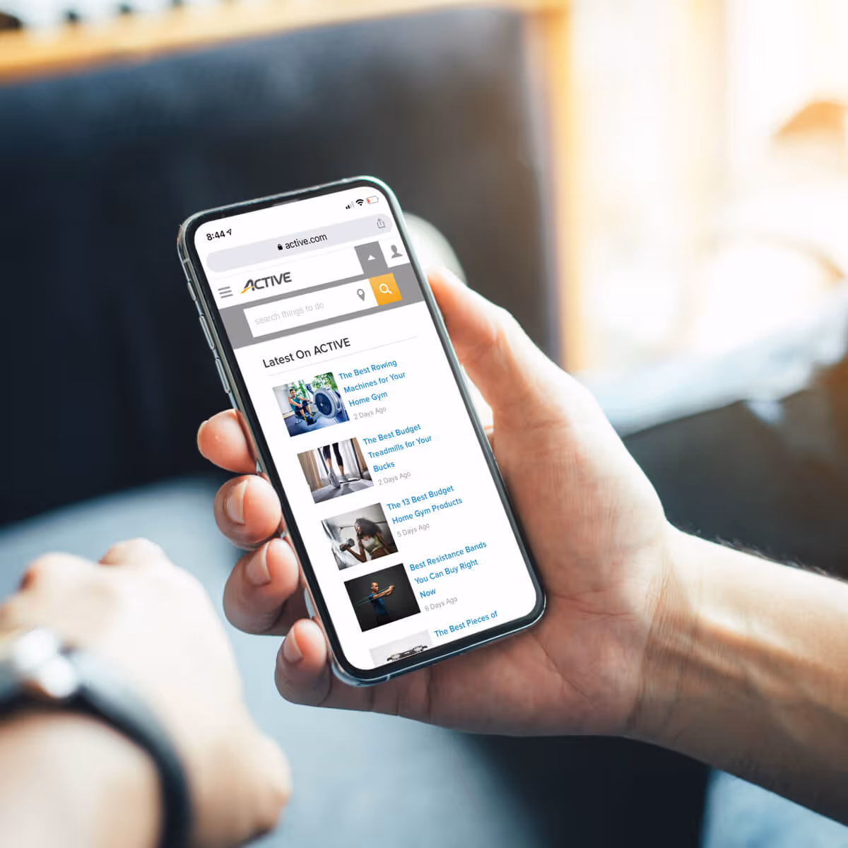 mobile device searching races on active