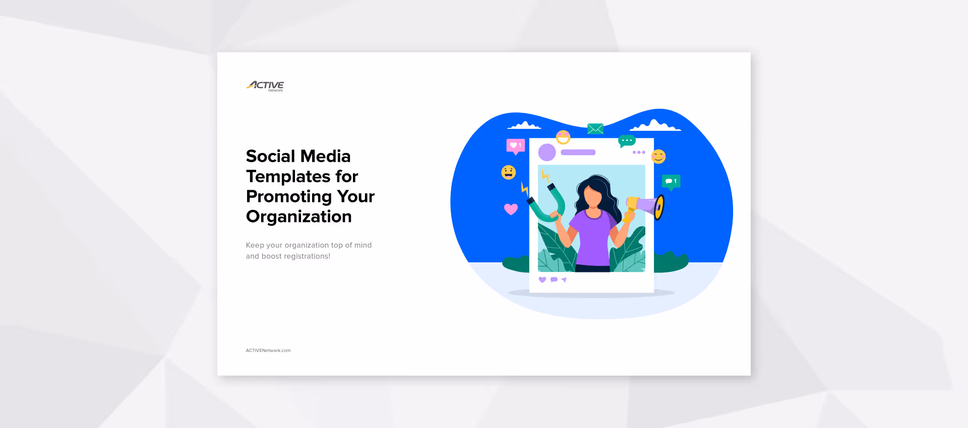 thumbnail image on grey background of social media templates pdf