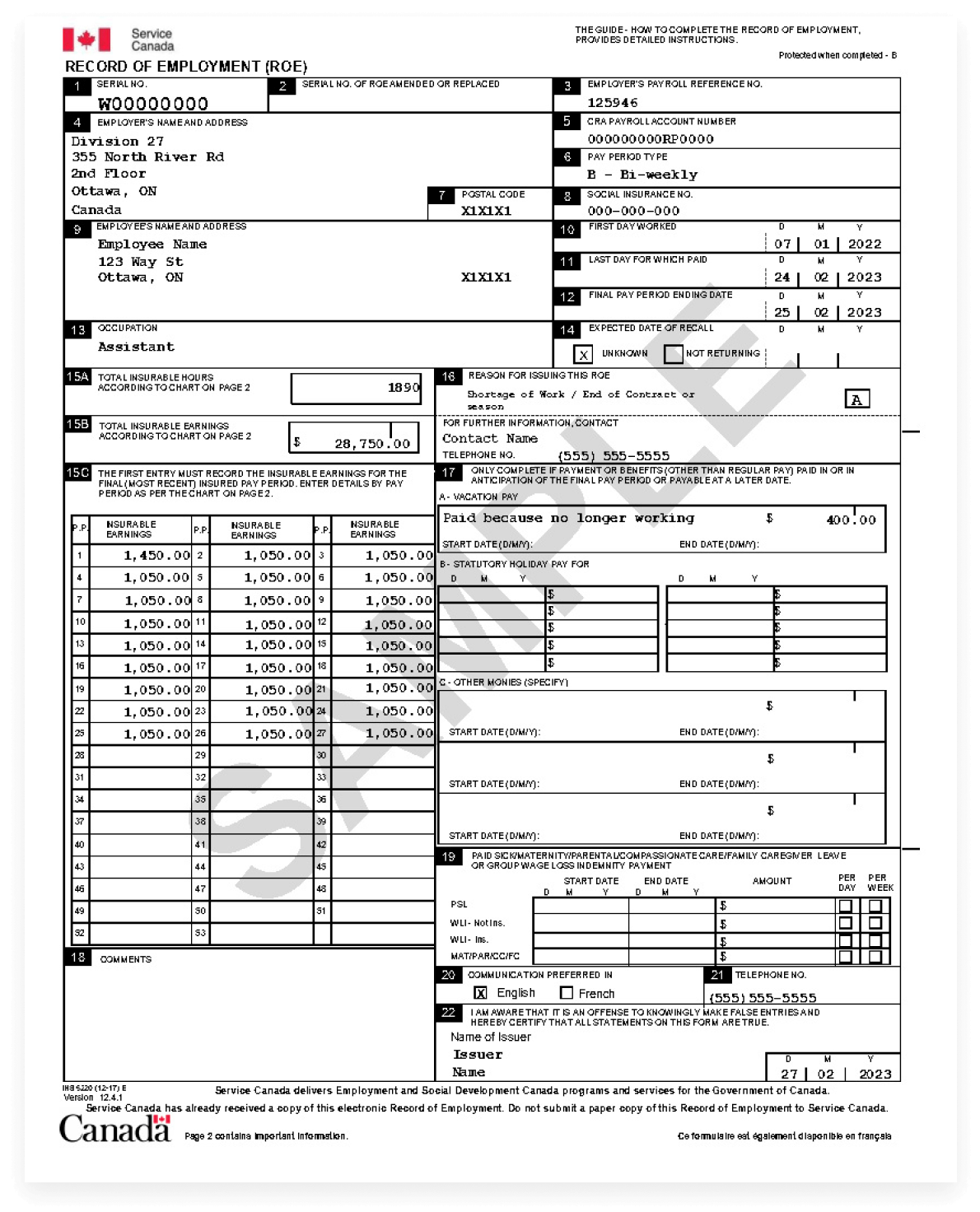 What is a Record of Employment (ROE)? | Knit People Small Business Blog