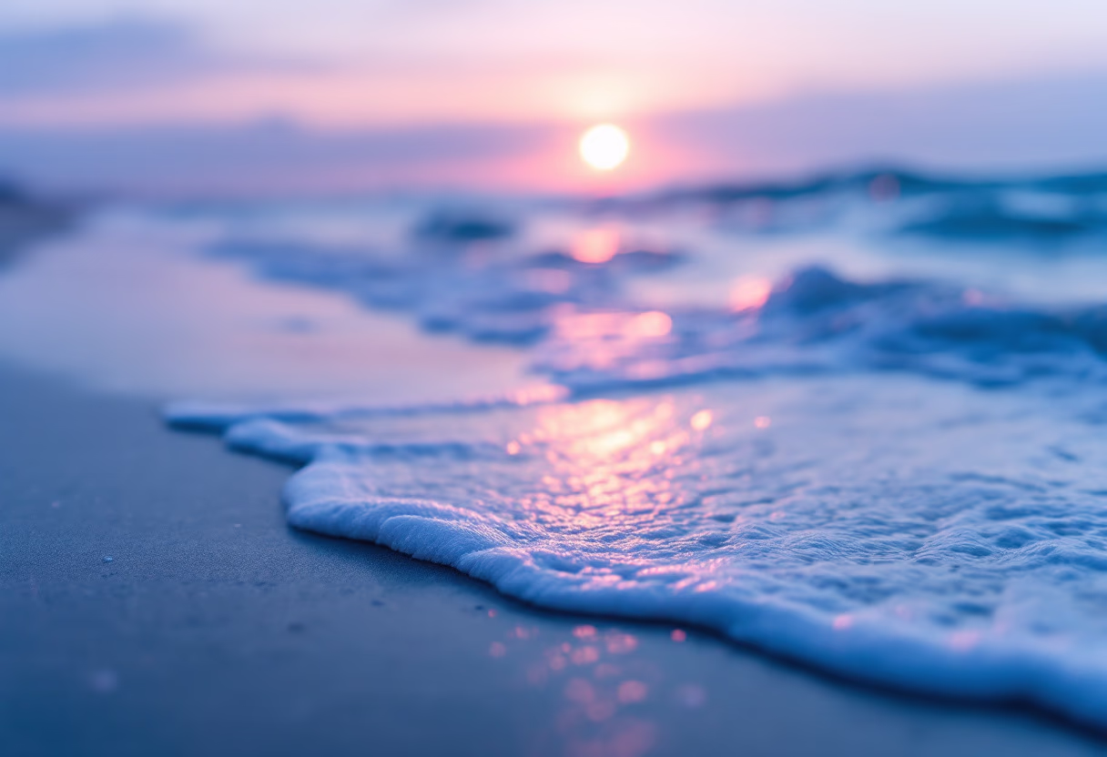 image of beach sunset (for a wedding planning service) [background image]