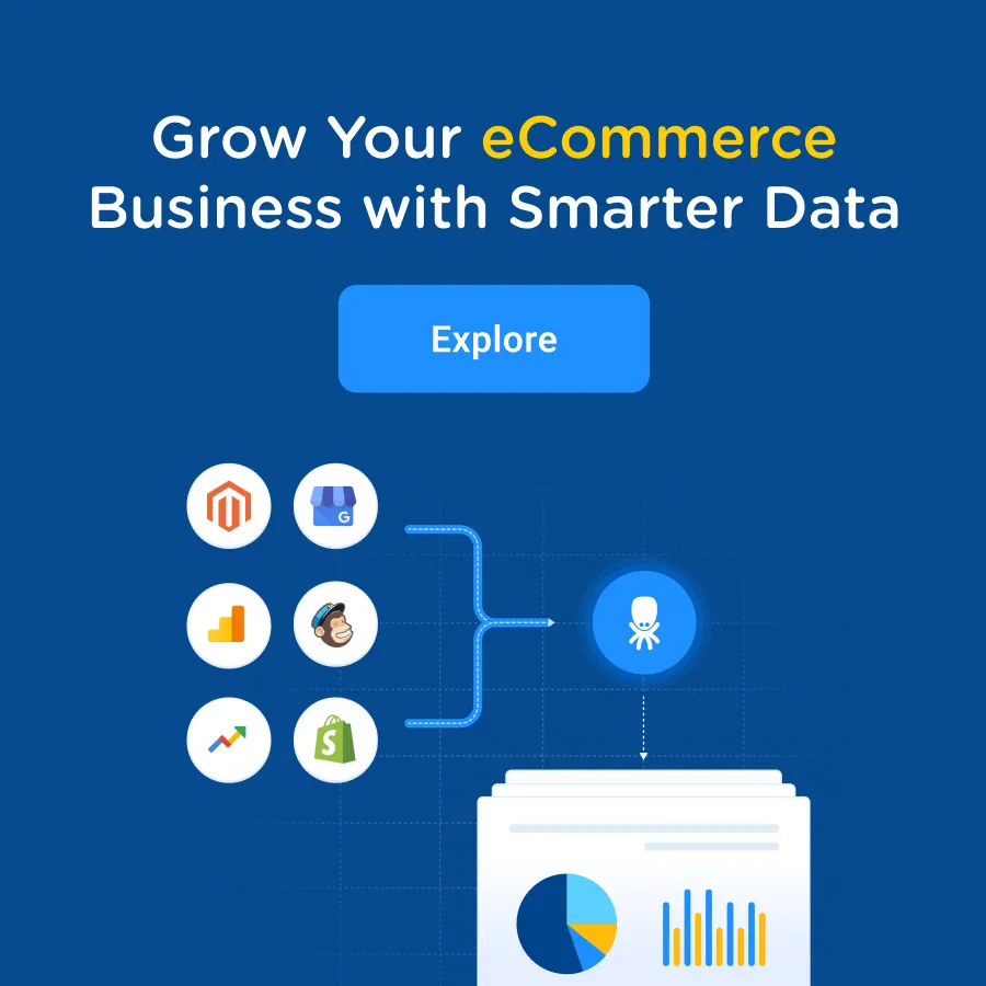 Banner to eCommerce page:
Grow Your eCommerce Business with Smarter Data
