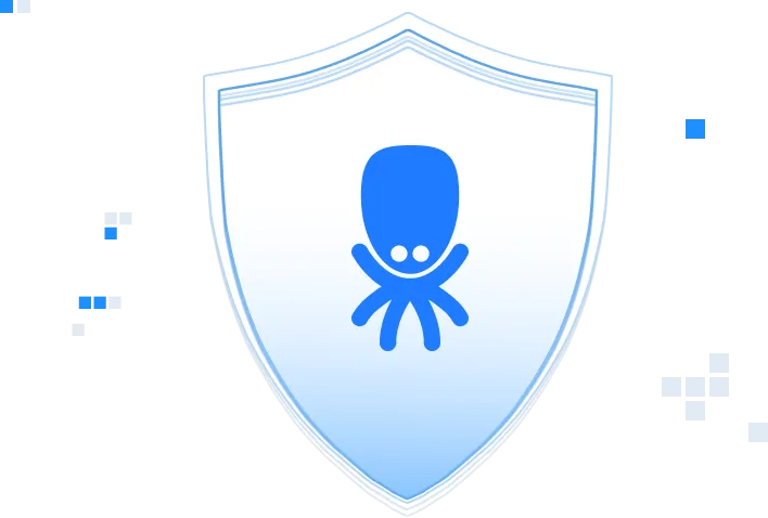 Diagram showing three icons on the left representing a payment terminal, a shopping basket, and a storefront connected by an arrow to a central Keboola octopus icon, which branches out to three icons on the right depicting growth chart, target, and increasing revenue.