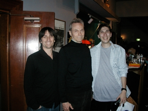 Fearless Tales Founder Michael Davidson, and Film Curator Calum Waddell  with director Jack Hill