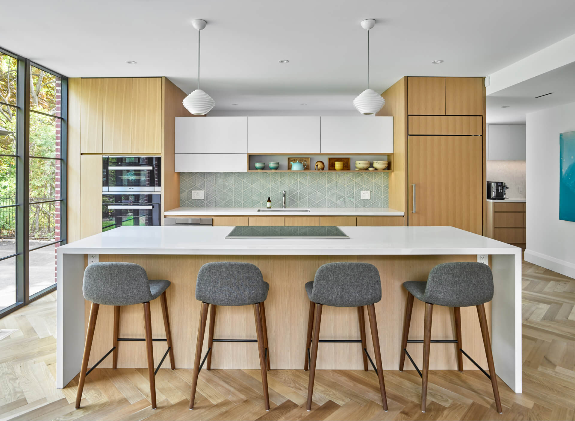 Beautiful Baby Point kitchen renovation by M-Squared Contracting