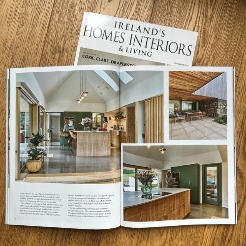 We're delighted to see our work featured in this month's Ireland's Homes Interiors & Living magazine.