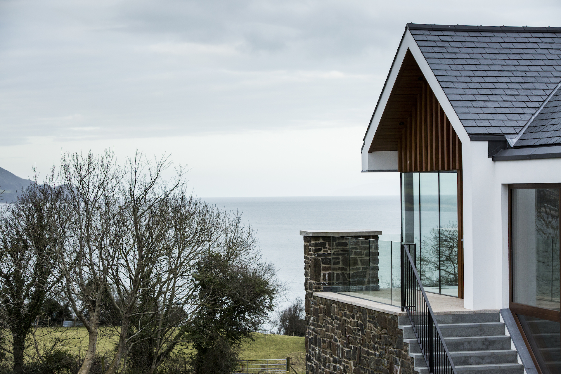 Carnlough House - New Contemporary Bespoke Home Overlooking the Sea