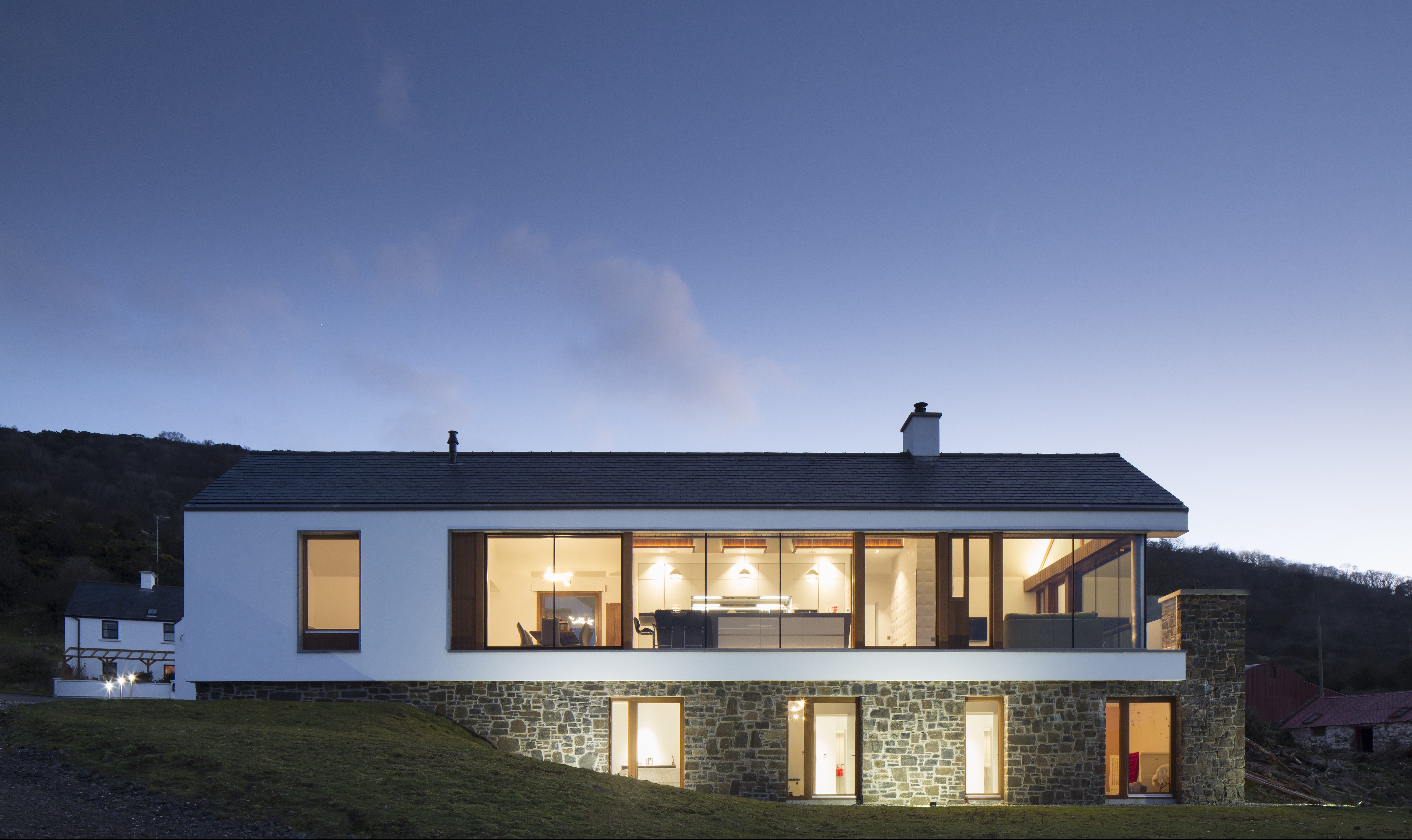 Carnlough House - New Contemporary Bespoke Home Overlooking the Sea