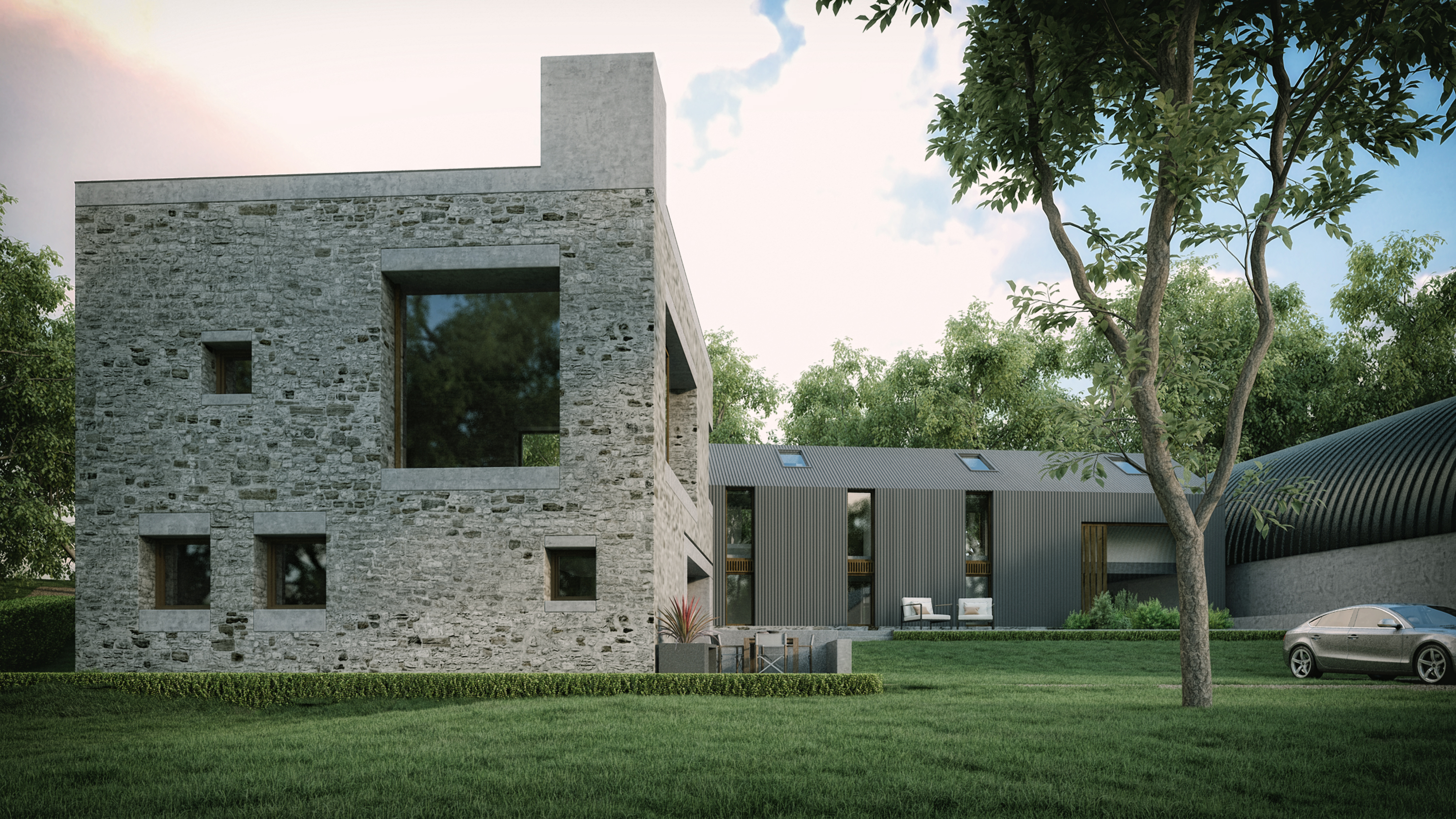 Glen Road House - Bespoke Modern rural Farm House in County Derry