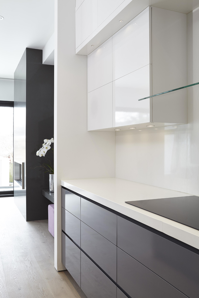 Swansea: Huge windows, a double sided fireplace for the master ensuite and a garage are just some of the other features of this elegant city home
