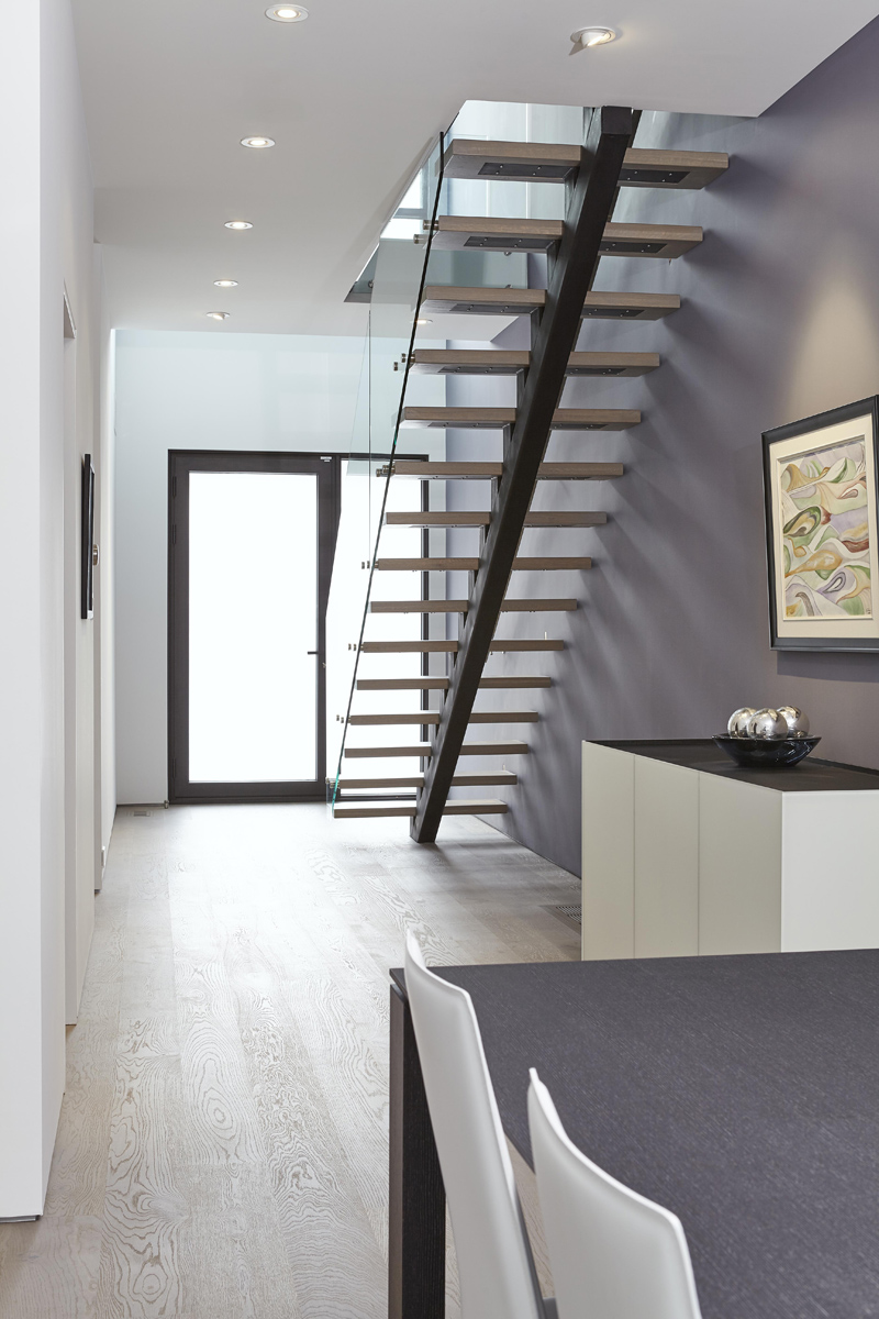 Swansea: Huge windows, a double sided fireplace for the master ensuite and a garage are just some of the other features of this elegant city home