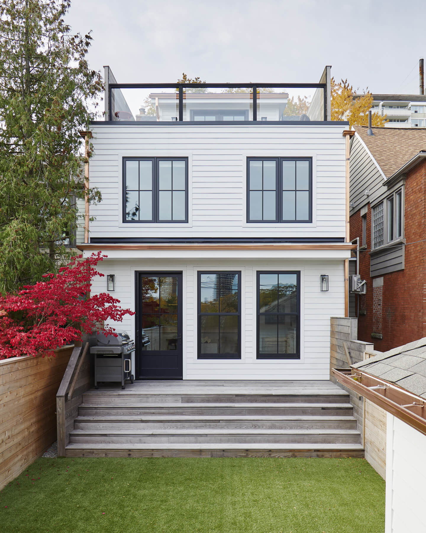 High Park-Swansea: Lovingly designed by the homeowner to evoke a warm and inviting country feel, the interior of this home required a full renovation from the basement right up to the third floor with rooftop deck