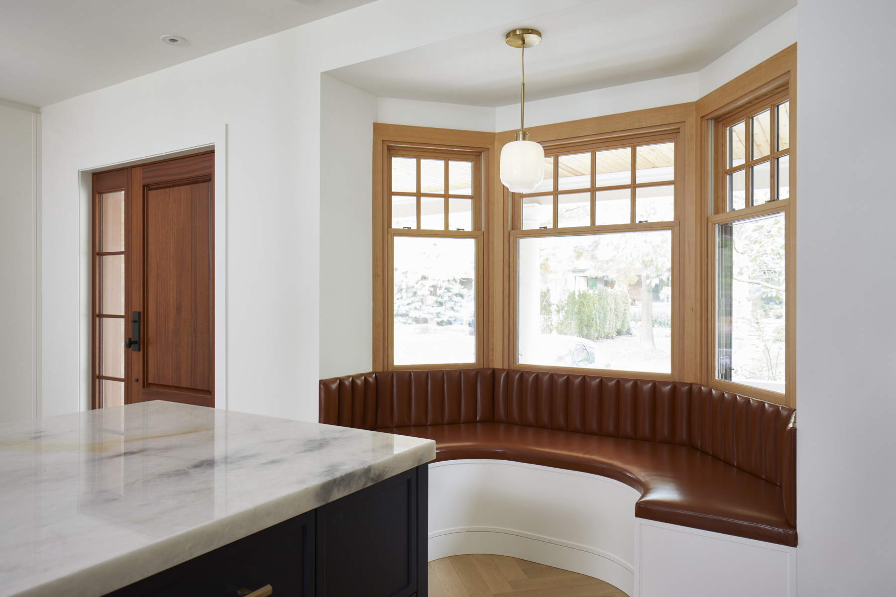 Roncesvalles Remodel: As a result, central to this renovation was the need to create a floor plan with a staircase to access all floors, space for a master bedroom and spacious ensuite on the second floor