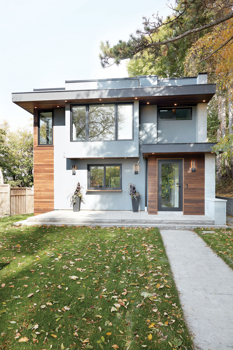 East York: A country cottage perched on the edge of the Don Valley was demolished and its its place a modern, airy and bright new home was built for a successful professional couple to retreat from their busy days downtown