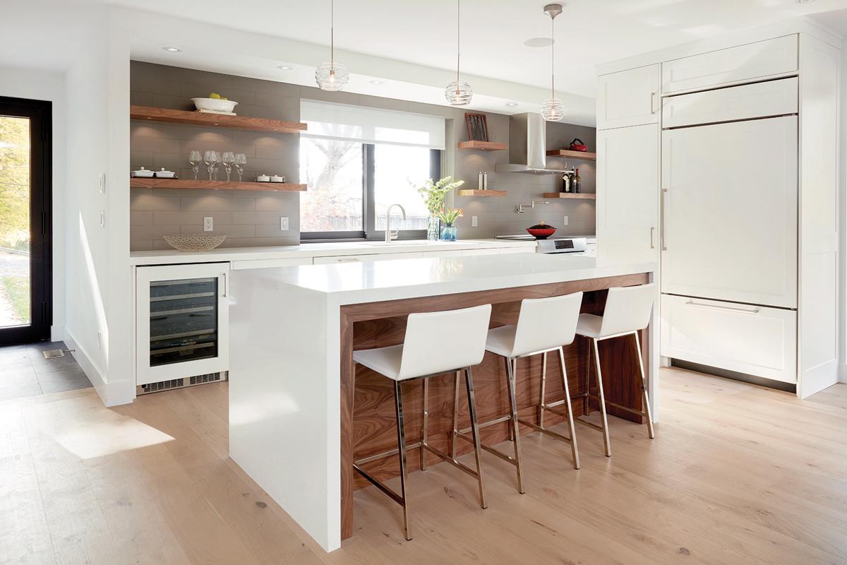 East York: A country cottage perched on the edge of the Don Valley was demolished and its its place a modern, airy and bright new home was built for a successful professional couple to retreat from their busy days downtown