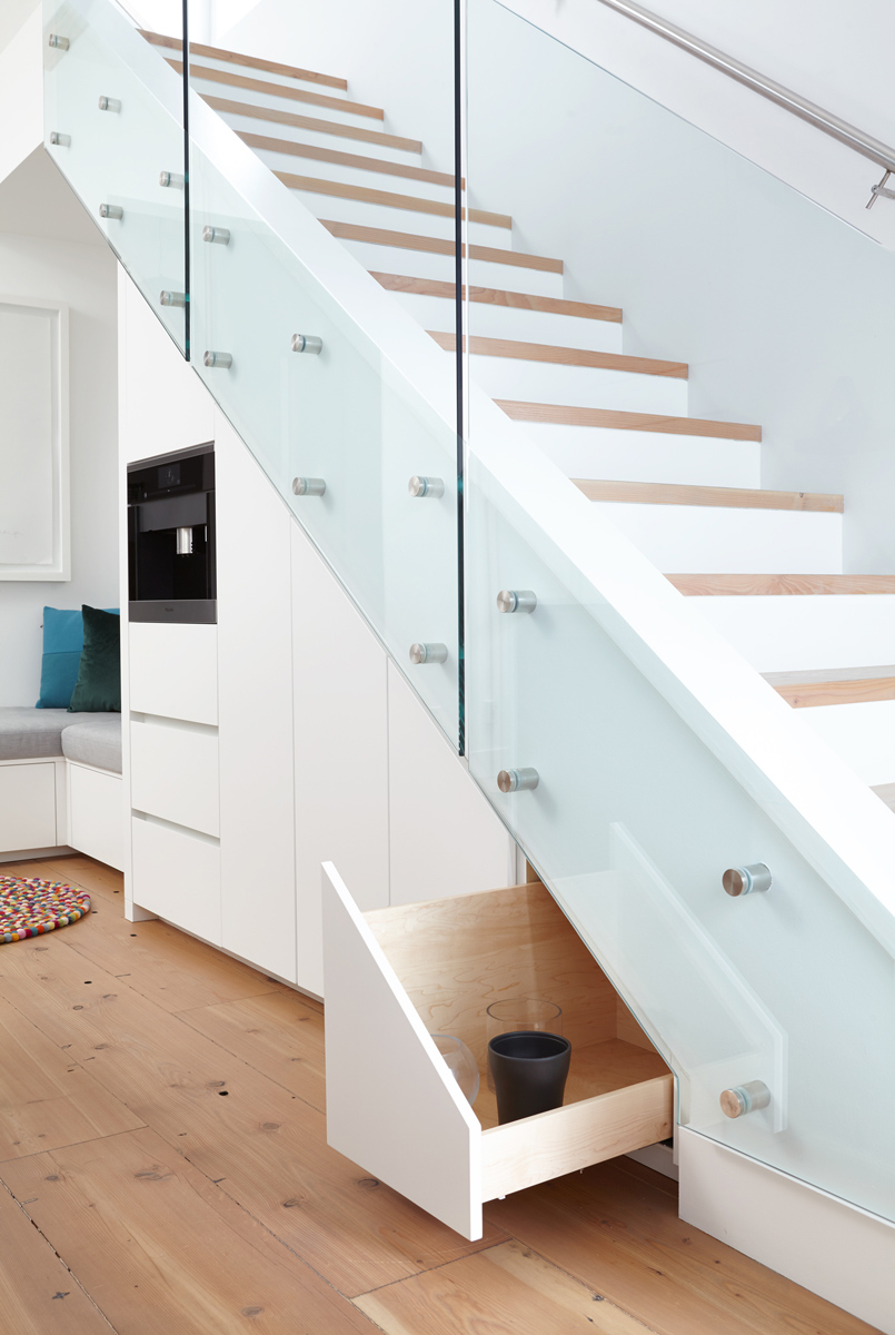 Urban Living Space: A 1940’s West End commercial offiice space converted to a modern residential home for a family of four and a dog
