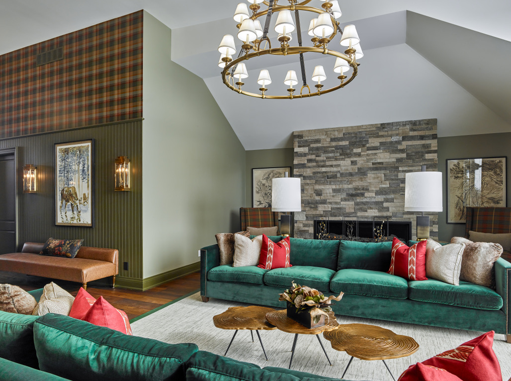 Country Retreat: The structured, austere exterior gives way to an inviting interior