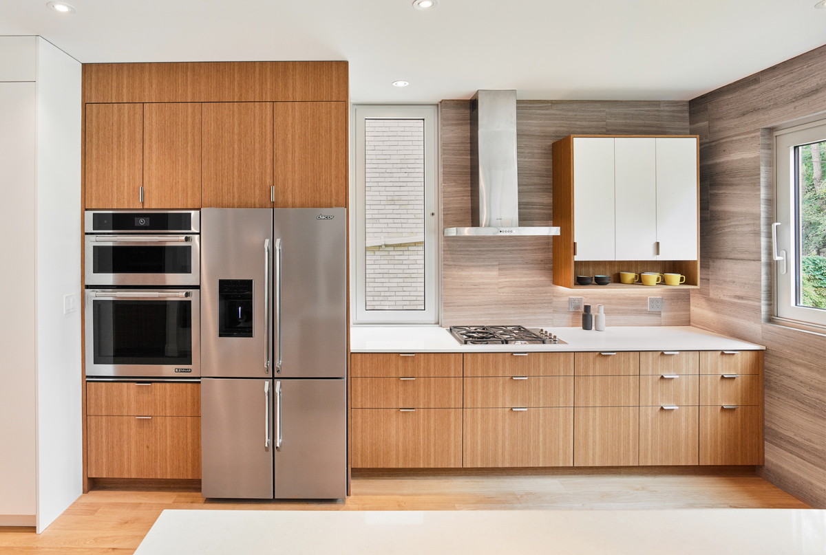 Awe-Inspiring Annex: A two-storey addition and total gut-renovation provides generous amounts of daylight, and clean, bright spaces for a busy family of six