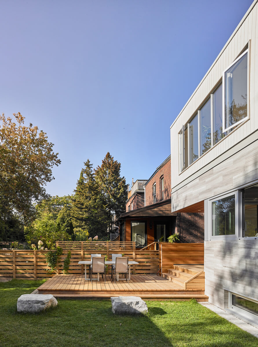 Awe-Inspiring Annex: The front foyer offers generous amounts of closet space and an inset bench by the front door that provides space for shoe storage