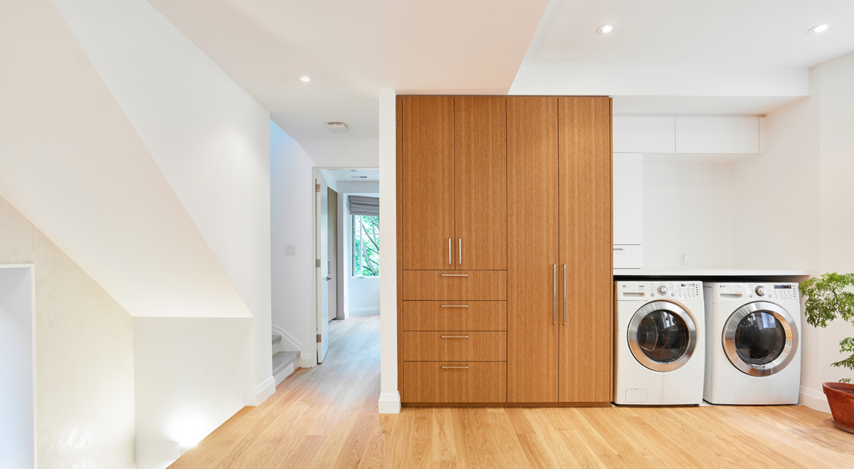 Awe-Inspiring Annex: Lastly, the wood-clad master bedroom features a breezy, re-constructed bay window with views overlooking the yard and onto the mature surrounding trees