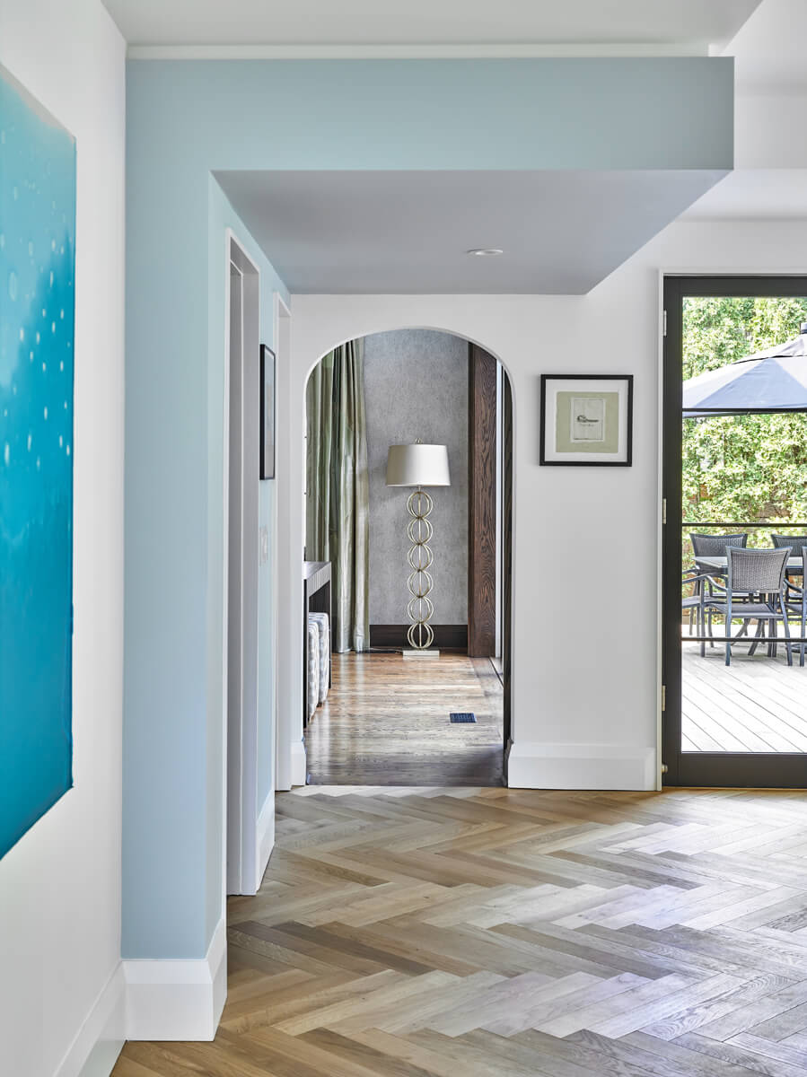Beautiful Baby Point: Two additional additional bedrooms were refreshed to update juvenile kids' rooms to more mature finishes and furniture—appropriate for young adults