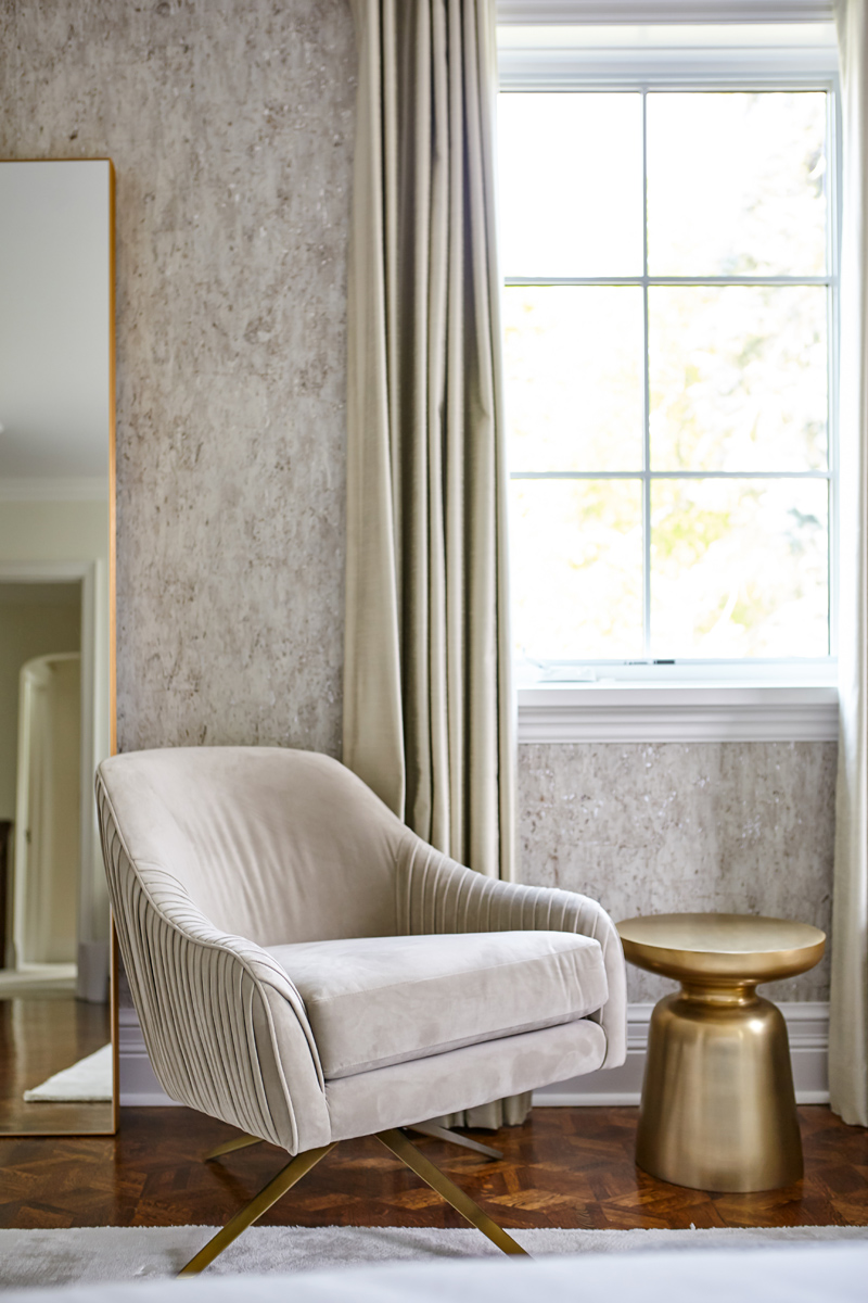 Beautiful Baby Point: Two additional additional bedrooms were refreshed to update juvenile kids' rooms to more mature finishes and furniture—appropriate for young adults