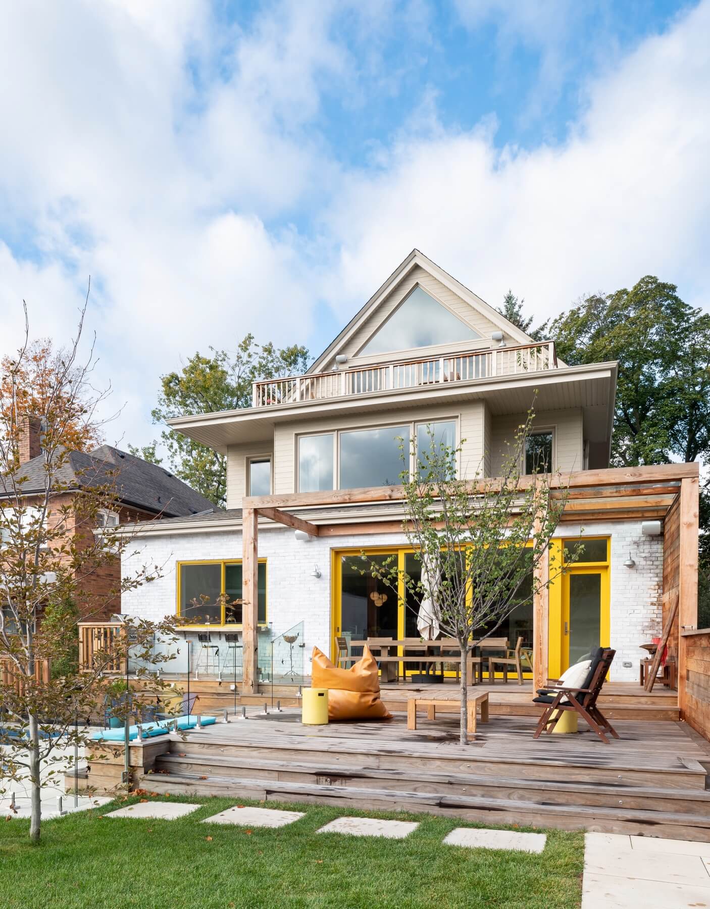 Dufferin Grove: A truly special property located in a sought after Toronto neighbourhood, this large family home renovation sought to retain the charm and history of the house in a contemporary way
