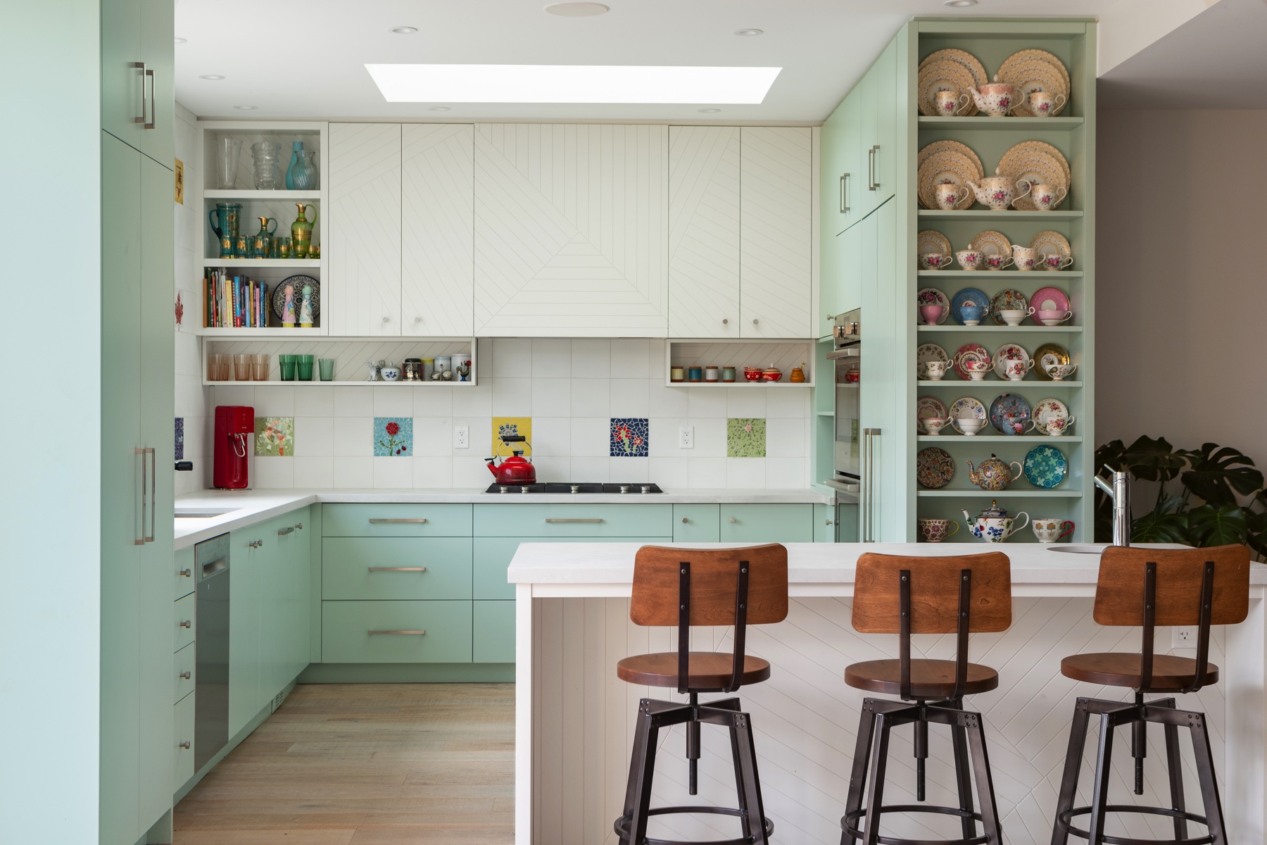 Dufferin Grove: The full scale underpin and large rear addition served to bring in natural light and expand the possibilities of the spaces