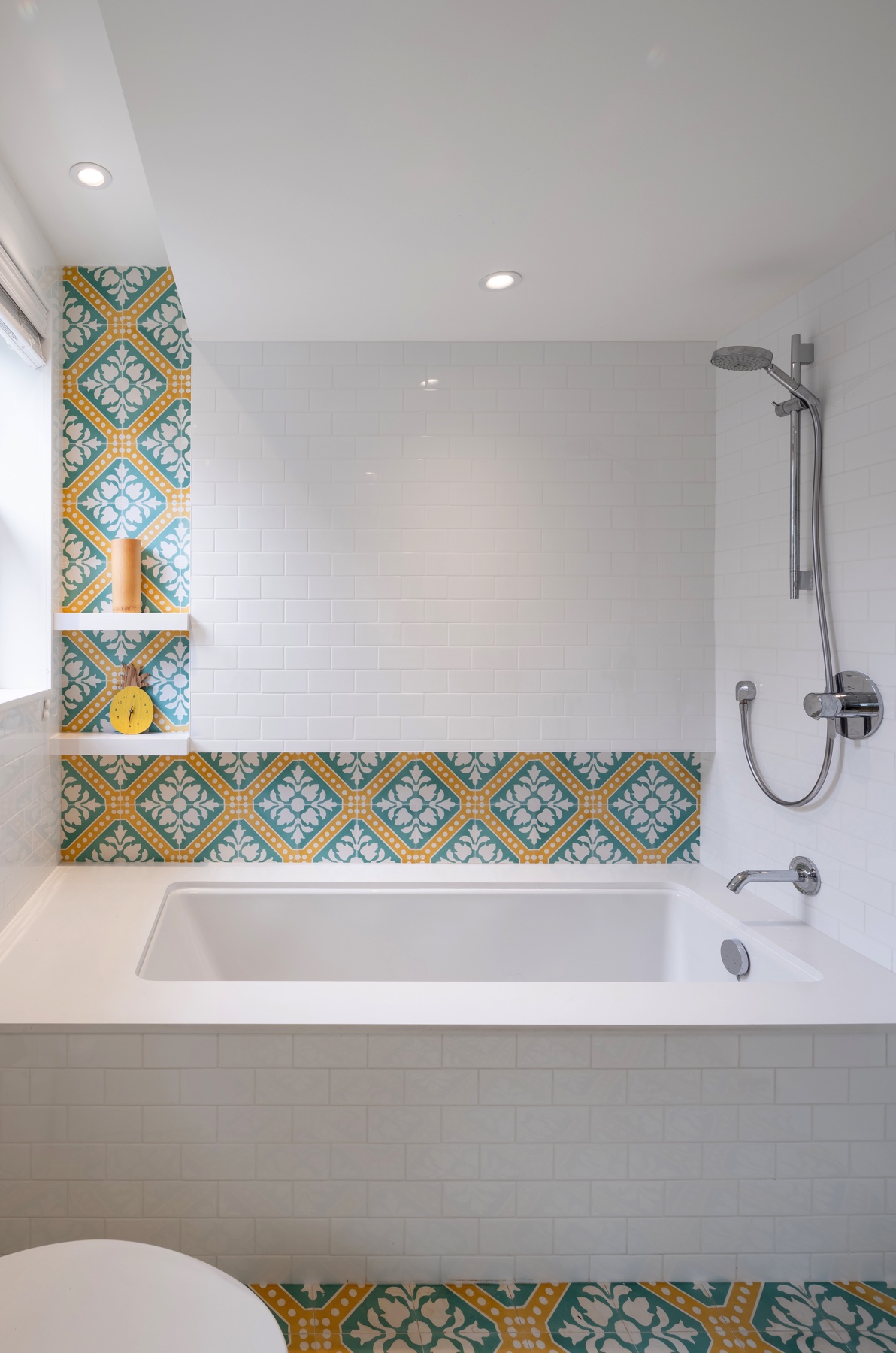 Dufferin Grove: The interior design playfully combines original parts of the home with vintage elements as well as glass and steel and millwork to divide spaces for working, relaxing and entertaining