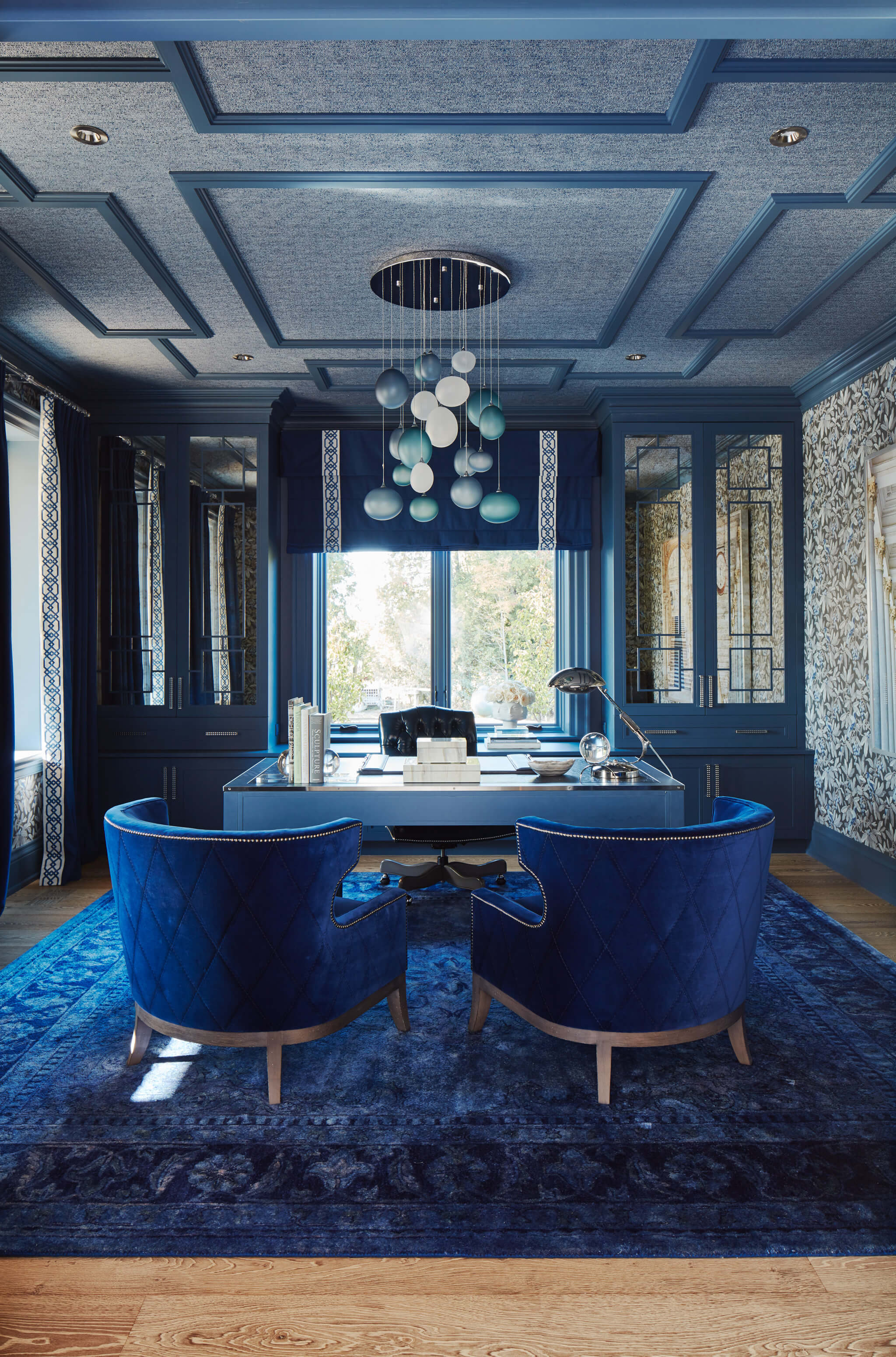 Manor Estate: Once inside, the foyer features a hexagonal wood pattern with marble inlays and brass borders which opens into a bright and spacious interior with sumptuous living spaces