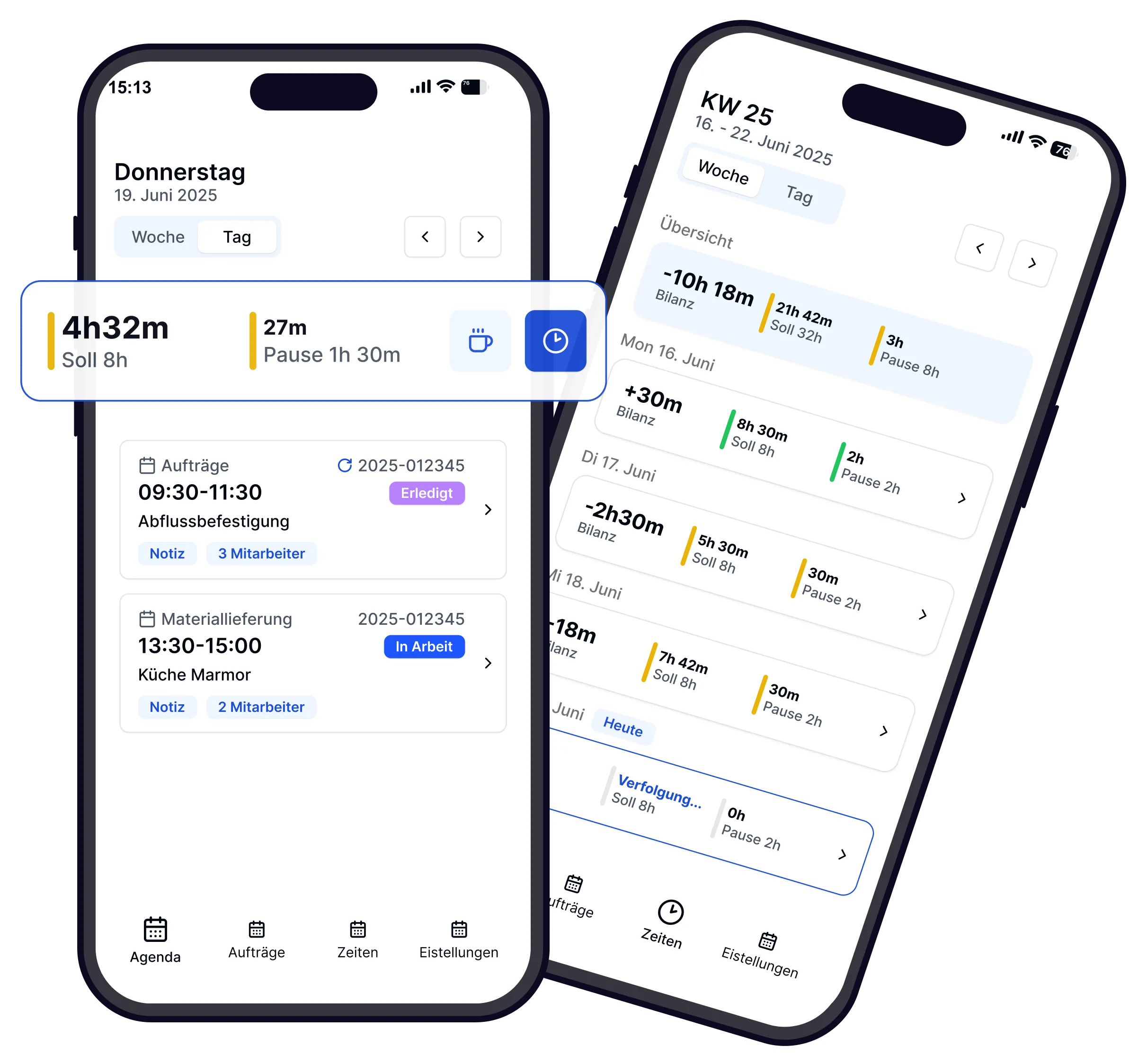 Meistewerk App Ansicht Mobil und Laptop