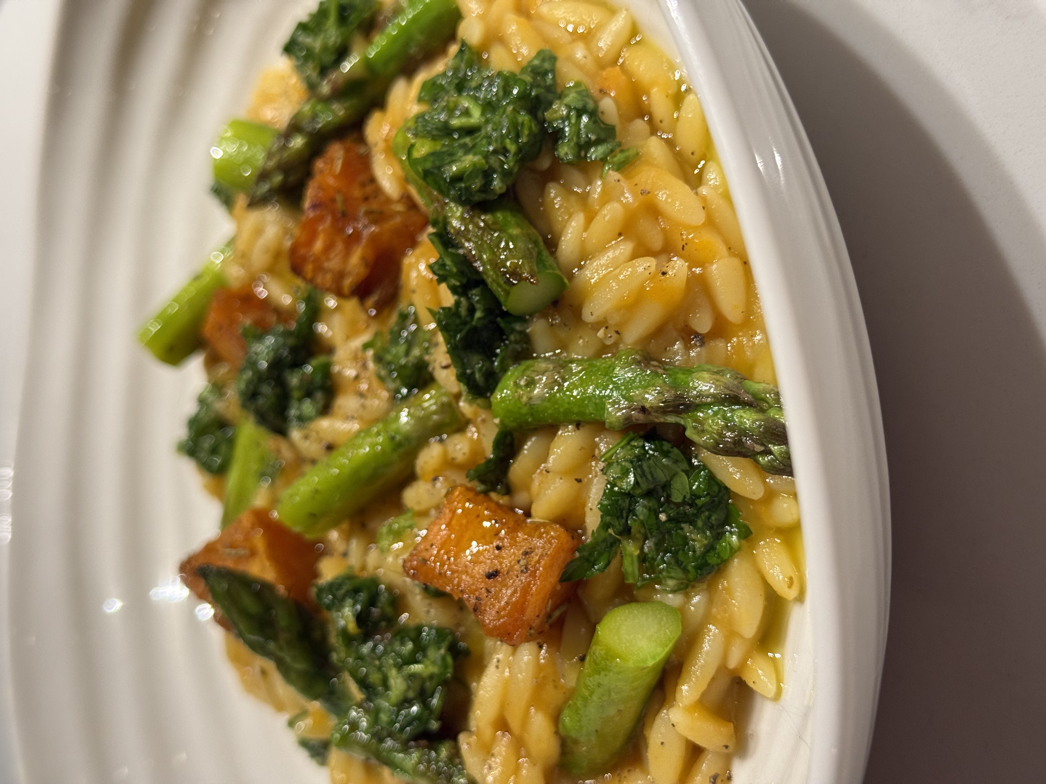 Sweet Potato & Asparagus Orzotto