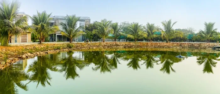 Why are we building the water storage structures(Pedda Baavi) at Antharam?