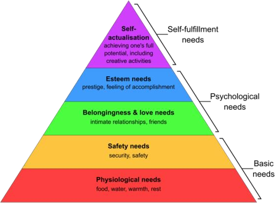 Self-actualization (Maslow’s Pyramid) is a Prosumer