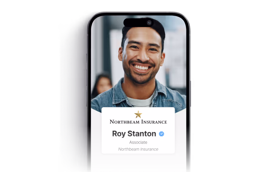 HiHello digital business card displayed on phone representing over 50 million new connections formed