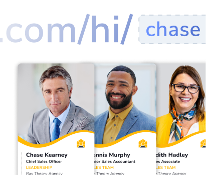 Sales department email signature with QR code and event banner