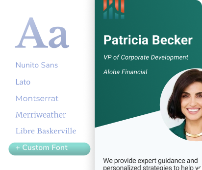 Engineering department email signature with sustainability report banner