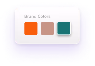 HiHello brand colors selection